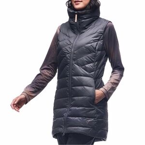 Indyeva Black Kapa Down Filled Puffer Vest Small
